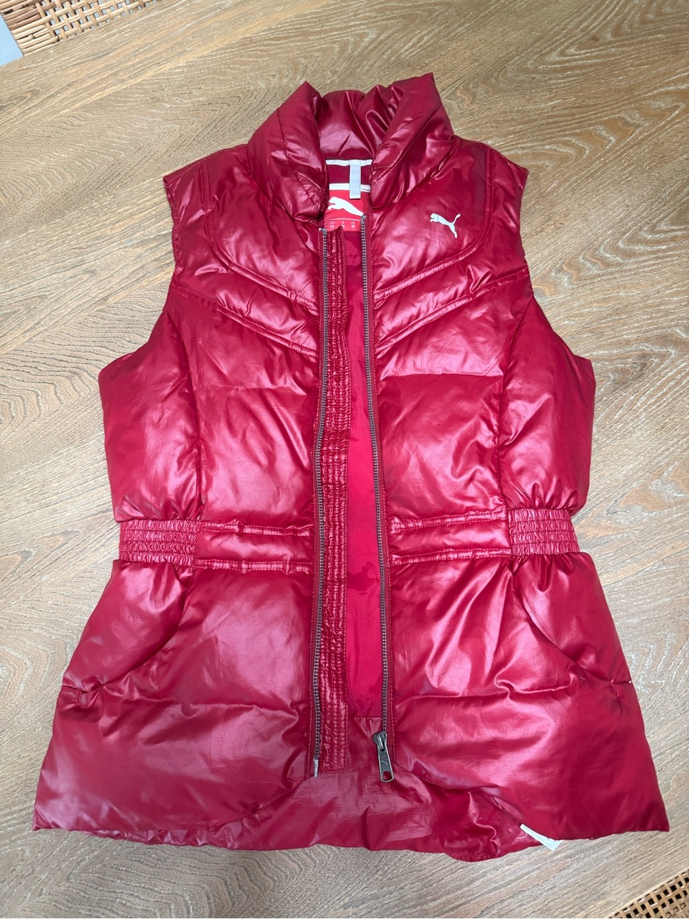 Puma Bright Red Quilted Vest